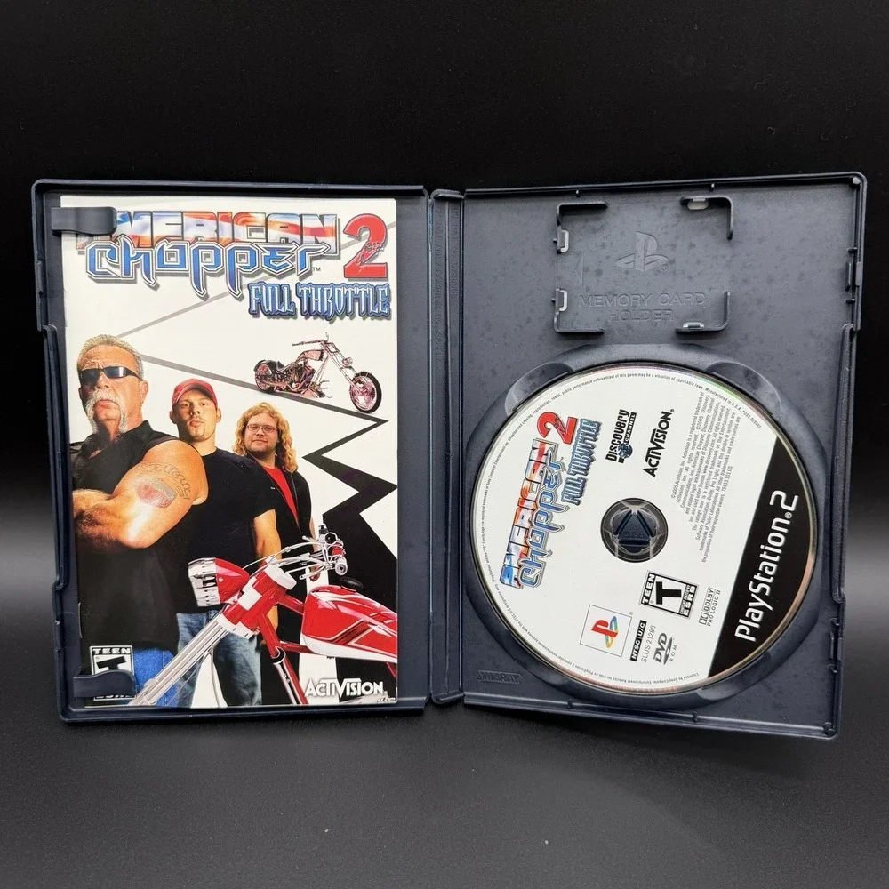 American Chopper 2: Full Throttle Sony PlayStation 2, 2005 PS2 Untested Complete